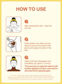 SlowSunday Self-Tanning Mousse Lightweight, Self-Tanner Foam Enriched with Aloe Vera and Coconut Provides an Even, Streak-Free Tan - Brown - View 5