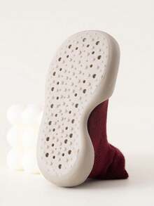 嬰兒運動鞋防踢防滑襪鞋 3d 水果刺繡輕便步行鞋