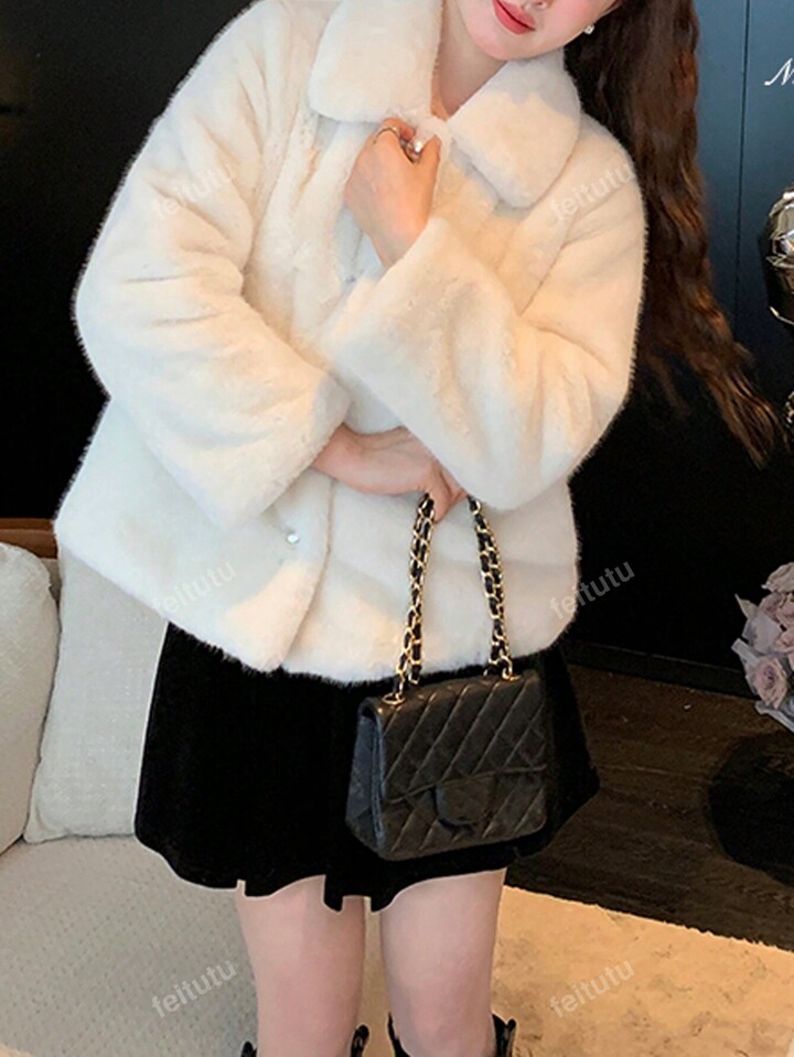 shein ファーコート レディース ファーコート | ファッション レディース ファー