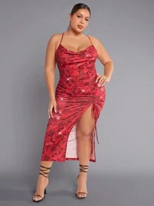 SHEIN SXY 大碼連身裙 - 彩色 - 查看 3