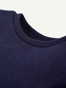 Cozy Pixies Baby Girl Round Neck Elastic Waist Ruffle Hem Dress Lightweight Two-Piece - Khaki - View 6