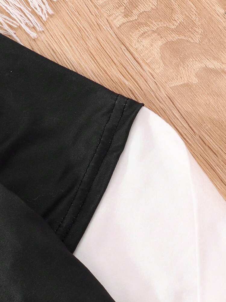 Tween Boy Slogan & Figure Graphic 2 In 1 Tee