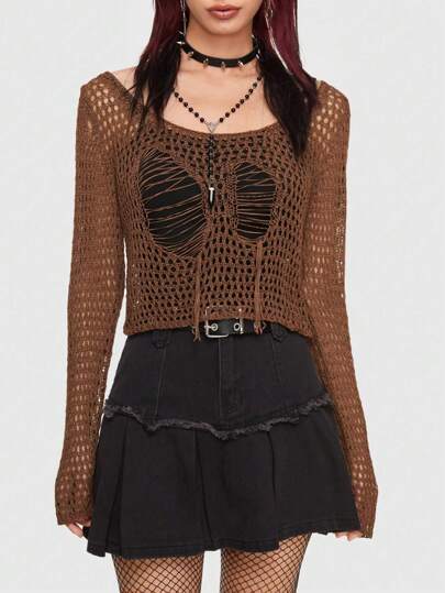 00s civarize knit punk grunge boro ニット 00s civarize knit punk grunge boro ニット