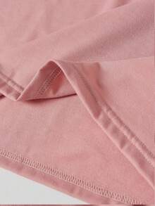 SHEIN LUNE Slogan Graphic Tee - Pink - View 5