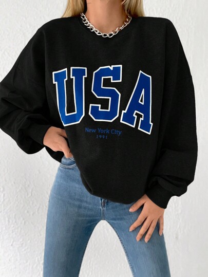 Cottnline Sudaderas de Mujer Letras Casual