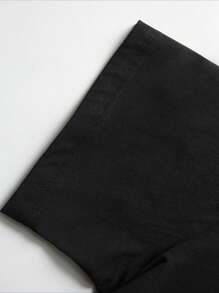 ROMWE MEN Street Life Men Angel & Slogan Graphic Y2k T-Shirt, School - Black - View 3