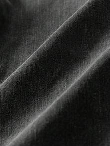 少年破洞水洗牛仔褲 - 深灰色 - 查看 4