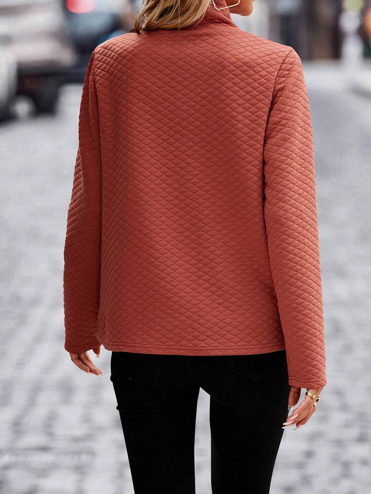 Cowl Neck Kangaroo Pocket Tee