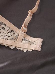 3pack Contrast Lace Underwire Bra