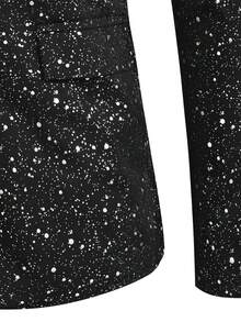 Manfinity Nam In Toàn bộ Đôi ngực Áo vest - màu đen - Xem 4