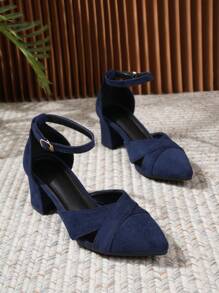 Tacones tacón alto - azul real - Ver 4