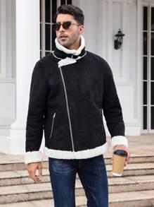 男士外套 - 黑與白 - 查看 7