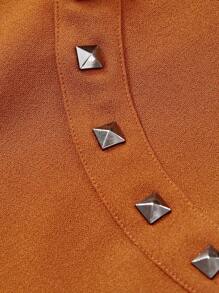 SHEIN MOD Solid Pleated Skirt