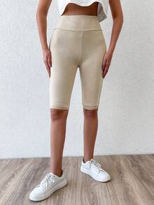 Cottnline 寬腰帶騎行褲