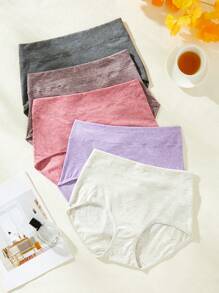 Moonlight&Mama Maternity 5pack Solid Simple Panty For Mother
