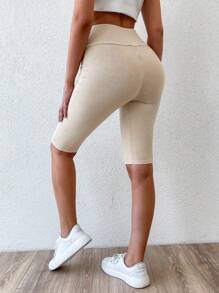 Cottnline 寬腰帶騎行褲