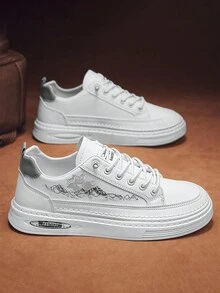 Zapatos deportivos de hombres - Blanco - Ver 5