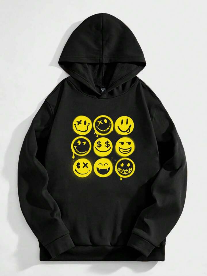 shein smiley face hoodie