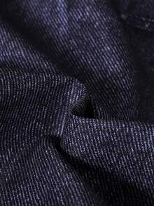 SHEIN 女孩豹紋圖案翻蓋口袋連帽毛絨面板夾克 - 彩色 - 查看 7