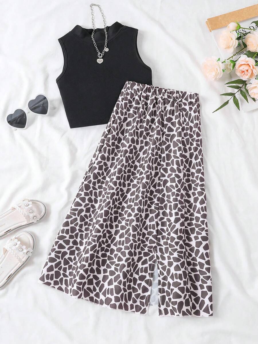 Bộ hai mảnh Gái Chia Đồ họa Giải trí - Nhiều màu - Xem 1