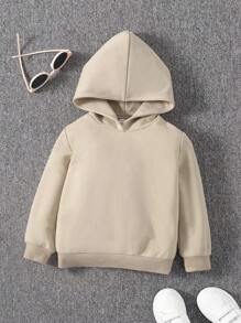 女孩字母图案卫衣 - 卡其色 - 查看 2