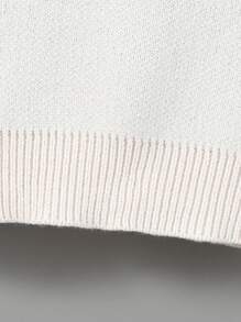 Young Boy Fair Isle Pattern Sweater - Multicolor - View 3