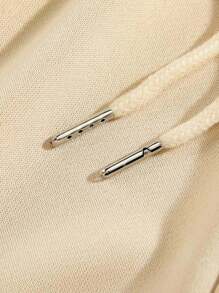 Manfinity Roghcode Loose Fit Men's Spider Printed Casual Sweatpants, Spider Sweatpants, Graphic Tees Men Baggy - Apricot - View 8