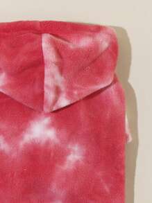 PETSIN Red And White Tie-dye Pet Jacket For Fall And Winter - Multicolor - View 5