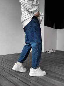 Männer Jeans mit schrägen Taschen,