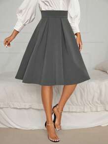 Firerie 褶皱裙 - 灰色 - 查看 4