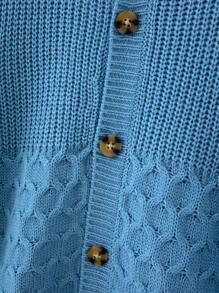 Teen Boy Button Front Cardigan