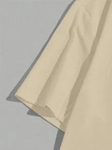 男士T恤 - 卡其色 - 查看 5