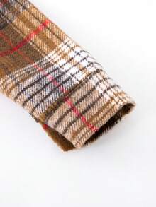 男嬰1入組格紋補丁貼口袋連帽外套 - 彩色 - 查看 3