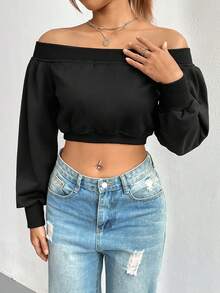 SHEIN Essnce 女士衛衣 - 白色 - 查看 4