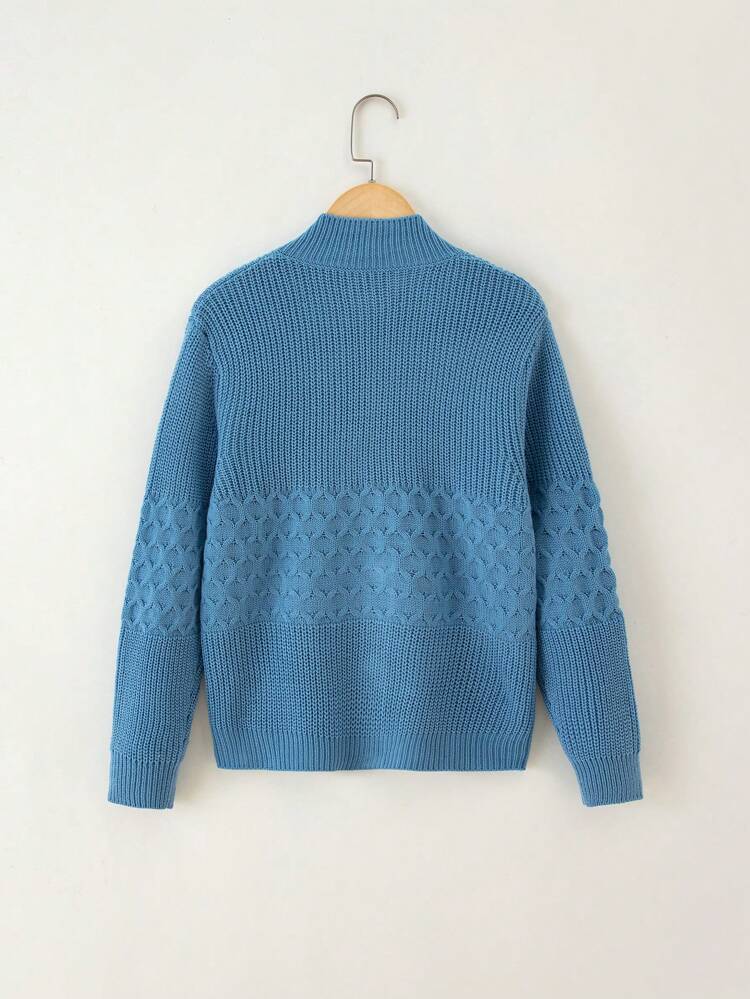 Teen Boy Button Front Cardigan