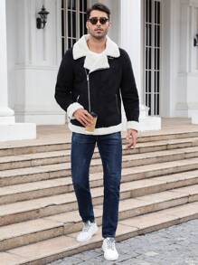 男士外套 - 黑與白 - 查看 8