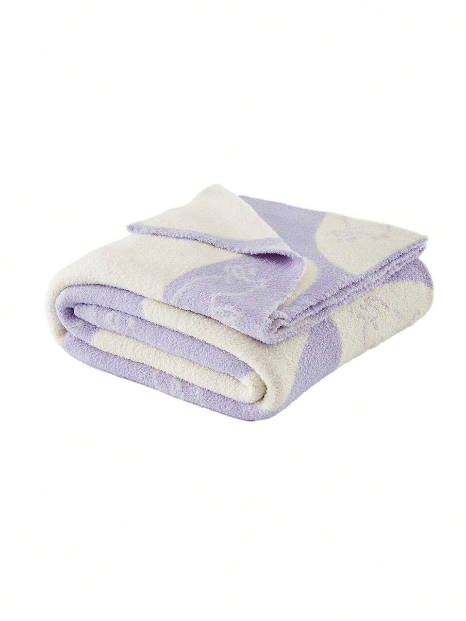 1pc Bunny Squishy Ultra-Warm 400GSM Fleece Throw Blanket, Knit Woven For More Softness, Gift For Easter