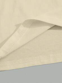 男士T恤 - 卡其色 - 查看 4