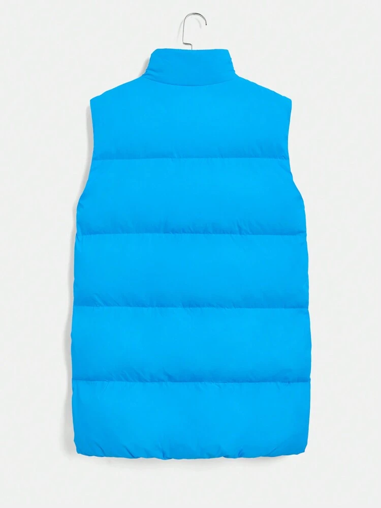 Zip Up Vest Padded Coat For Winter