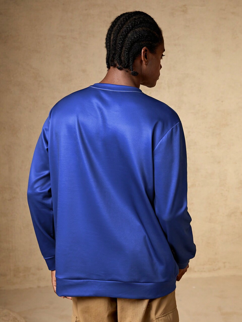 Men Letter Graphic Outdoor Pullover