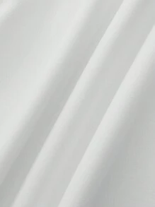 SHEIN Tween Boy Letter Patched Pullover & Expression Print Sweatpants & Bag - Black - View 4