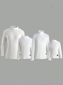 SHEIN Young Girl Family Matching Outfits Mommy And Me
4 Pieces Are Sold Separately - White - View 1