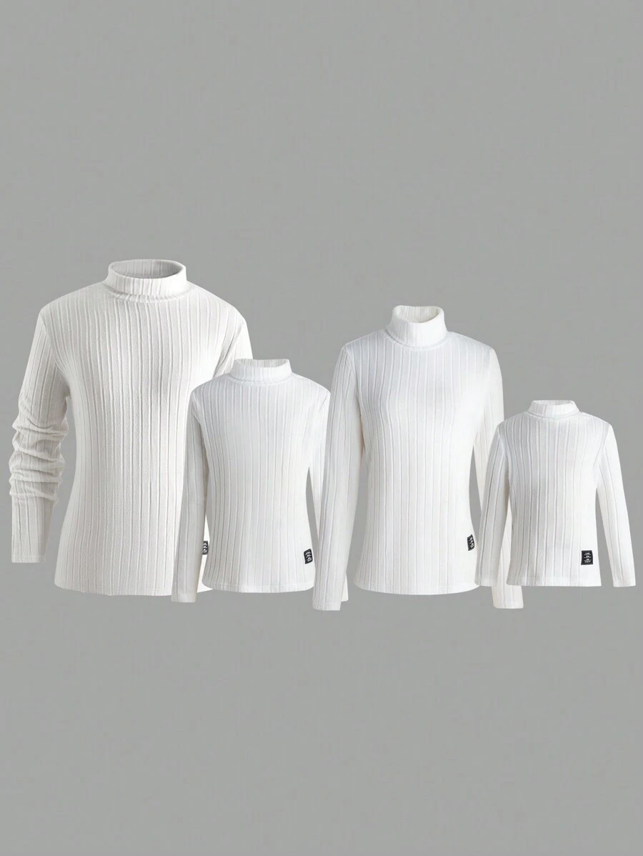 SHEIN Young Girl Family Matching Outfits Mommy And Me
4 Pieces Are Sold Separately - White - View 1