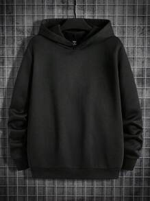 Manfinity RebelGame Nam 1 Miếng In Gấu Thả vai Hoodie - màu đen - Xem 3