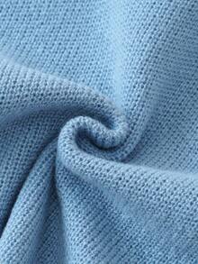 SHEIN 男小童素色拉鏈開襟連帽開襟衫 - 綠色 - 查看 5