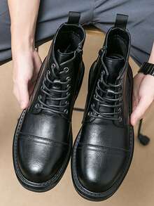 男士靴子 - 黑色 - 查看 3