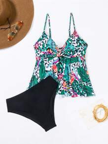 Tankini in họa tiết nhiệt đới - Nhiều màu - Xem 6