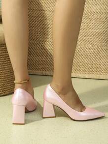 Women Pink High Heels - Baby Pink - View 1