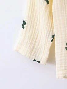 SHEIN Baby Boy Cactus Print Shirt & Pants