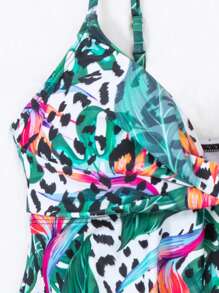 Tankini in họa tiết nhiệt đới - Nhiều màu - Xem 5